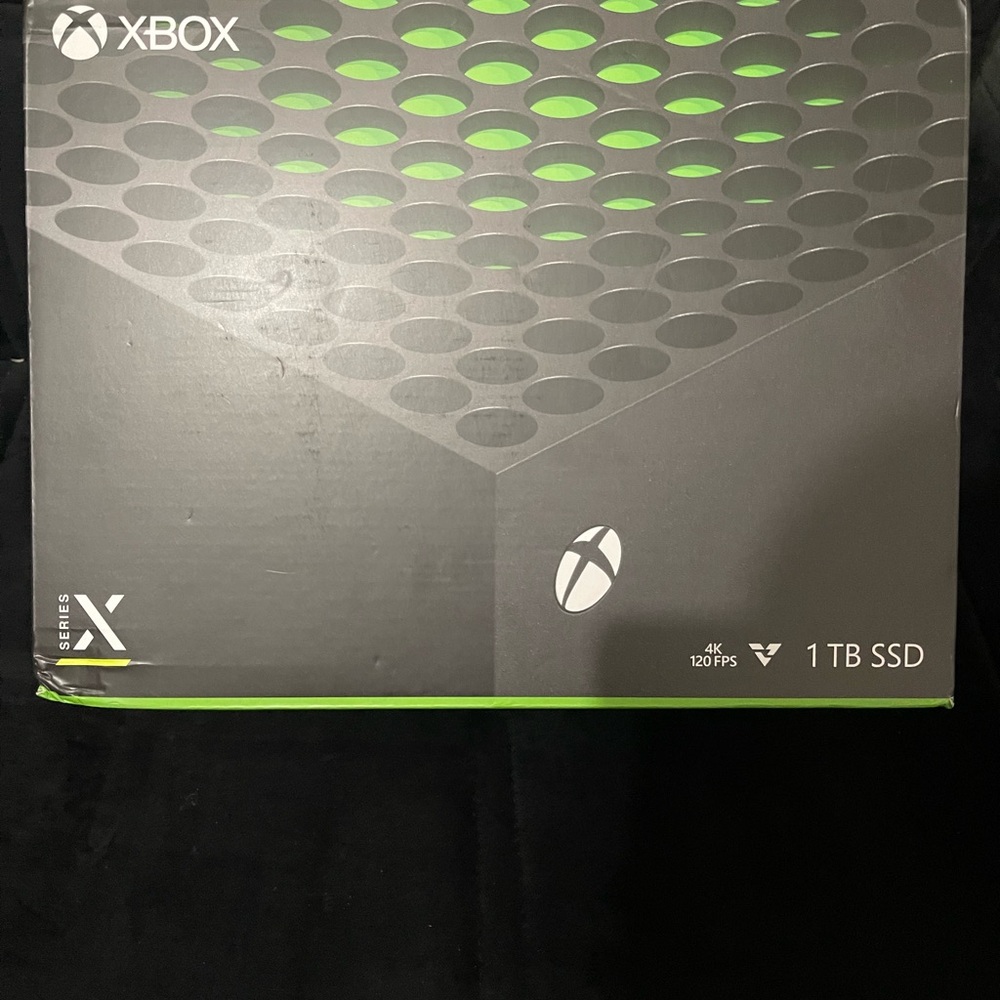 Microsoft Xbox One Series X Console - Black and Green